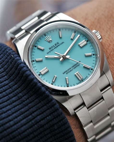 rolex tiffany blue watch|rolex tiffany blue 36mm price.